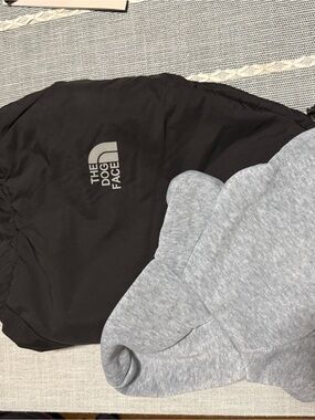 The Dog Face Black Jacket with Heather Gray Hoodie bundle for both pieces